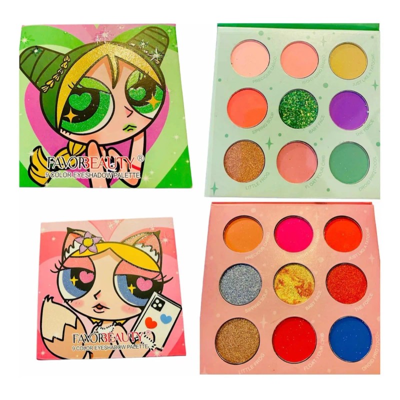 Paleta De Sombras Chicas Súper Poderosas, Maquillaje