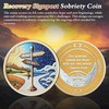 Original One Year Sobriety Coin - Reborn from Storm AA