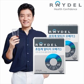 Raydel Supercritical RTG Omega-3 (60 capsules) x 2 boxes #2-month supply / 레이델 초임계 알티지 오메가3 (60캡슐) x 2박스 #2개월분