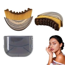 2 PCS Cepillo Facial para Contorno Linftico, Herramientas para Masajes Faciales, Diseo Ergonmico para Rostro, Mandbula y Cuello, Perfecto para...     