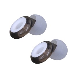 MWS25 Earplugs for Sleeping and Noise Reduction with SNR 24dB and NRR for Travel, Concentration, and Reusable Silicone Hearing Protection, attachments in XS, S, M, and L Sizes (Brown 24 DB)