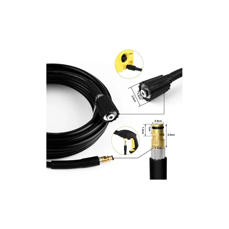 Manguera De Alta Presión 10 M Parahidrolavadora Para Karcher