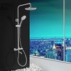 Rain Shower Head, 8" inch Round LED Shower with 3