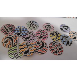 Unbranded Pre Cut One Inch Bottle Cap Images Musical Notes Free Shipping - photo, 25 images
