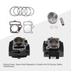 GOOFIT 52.4mm Engine Cylinder Big Bore with Piston Kit and