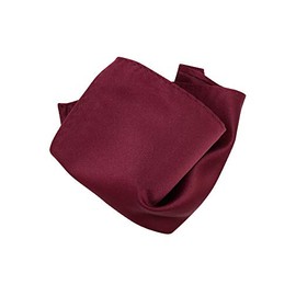 Vesuvio Napoli BURGUNDY Solid Color Hankerchief Pocket Square Hanky Men's Handkerchiefs