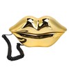 Electroplating Golden Lip Shape Telephone with Telephone Line for Home