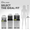 SIMPLI-MAGIC 50 Liter / 13.2 Gallon Soft-Close, Smudge Resistant Trash