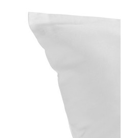 Kinzler 10036/00 Pillowcases, Cotton Sateen, White, 80 x 40 x 0.1 cm