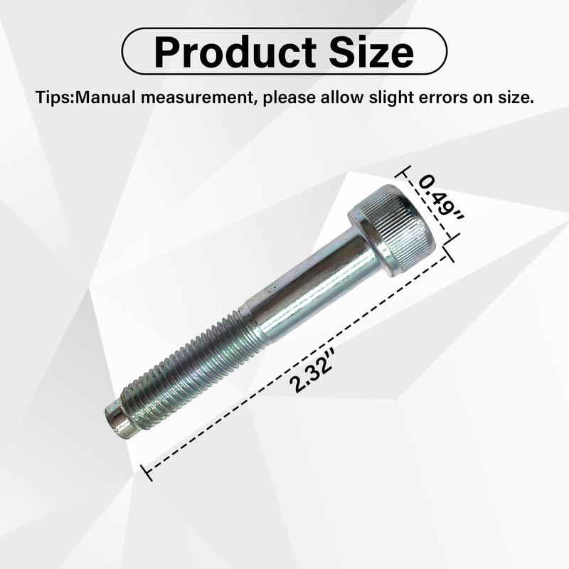 Belt Tensioner Bolt, Compatible with 2006-2022 Honda Civic 1.8L 4Cyl
