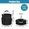 TeJoyce 17L Foldable Cleaning Caddy with Handle, Cleaning Bucket Organizer,