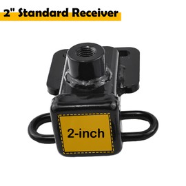 ELSOON 2-Inch Class 3 Trailer Hitch Receiver Compateible with Dodge Ram 1500 (2019-2024), Heavy-Duty Rear Towing Hitch, 6000 lbs Capacity, Rust-Resistant Black Powder Coat