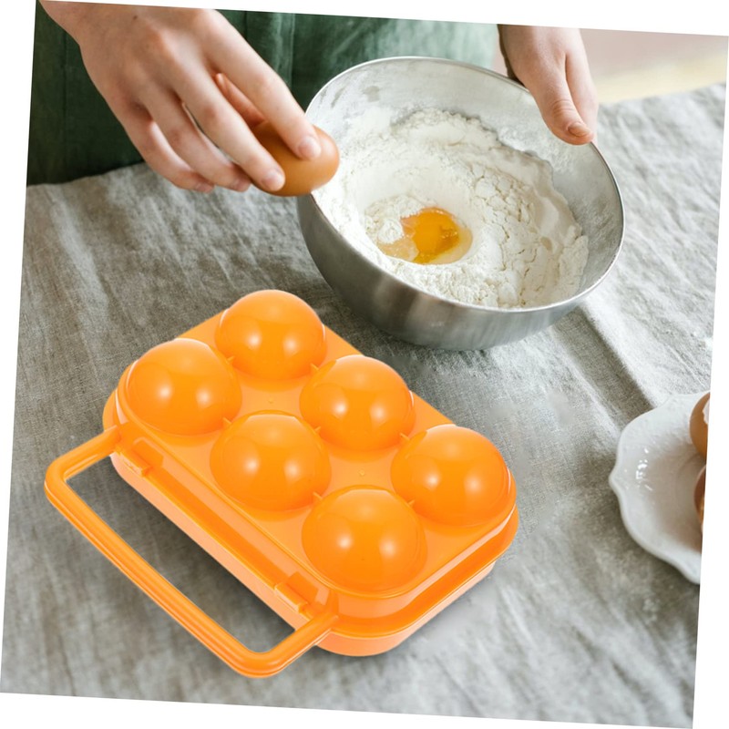 Operitacx Pack of 2 Egg Storage Boxes Practical Labels Portable