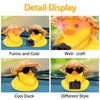 wonuu Car Decorations Rubber Ducks, Dashboard Rubber Ducky for Car