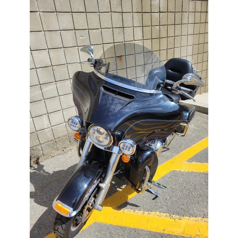 Sled Shields 12" Light Tint Windshield Compatible with Harley Davidson