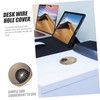 Operitacx 2pcs Desk Grommet Cable Organizer Cover Wire Hole for