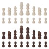 Andux Set of 32 Magnetic Chess Pieces 77mm Wooden Chess
