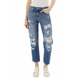 Kancan KC8643 - Pantalones vaqueros para mujer, Desteñido medio, 9/28