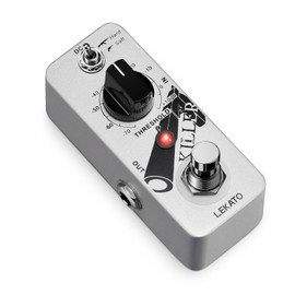 LEKATO Noise Gate Pedal, Noise Killer Guitar Pedal with Soft Hard Modes, Noise Suppressor Effect for Electric Guitar Bass DC 9V True Bypass