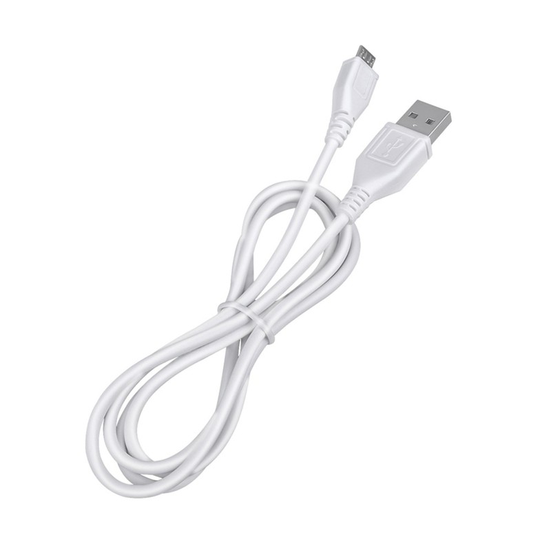 PwrON 3.3ft White Micro USB Charger Cable Cord Lead for