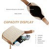 GOKTOW Straw Shoulder Bag for Women Small Raffia Tote Handbag