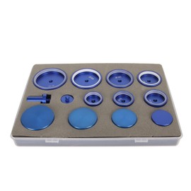 11PCS Watch Bezel Dies Set Aluminum Alloy Professional High Strength Long Durability Watchmakers Tool