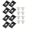 A ABSOPRO Fastener Clamp Fairing Clip U Nut Engine Shield