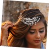 FOMIYES Elegant Floral Bridal Headband Dazzling Rhinestone Wedding Headpiece for