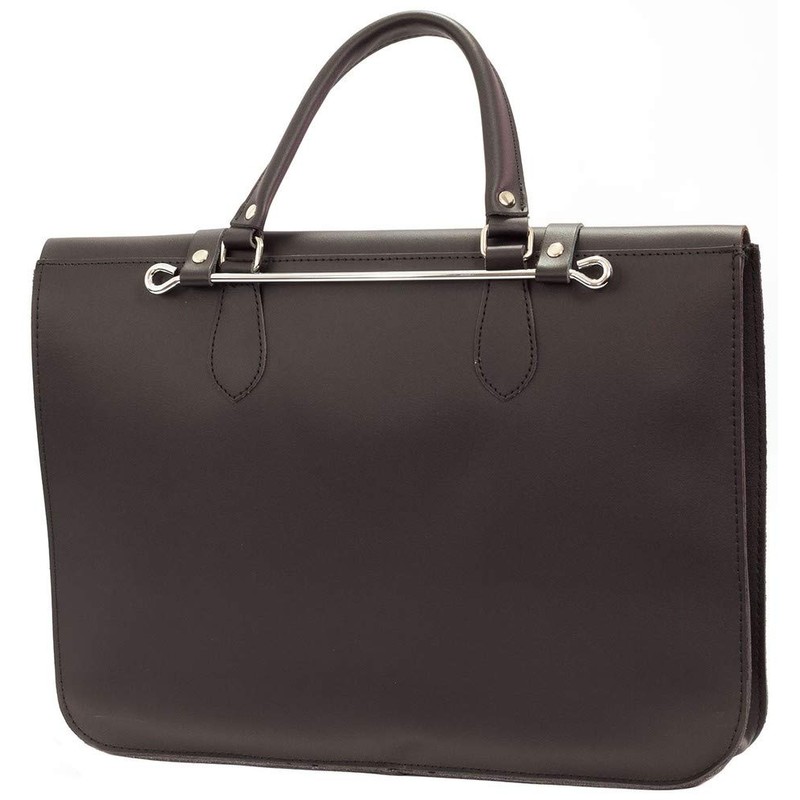 Montford MFC1BK Leather Music Carry Case - Black