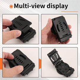 YEHEI Magnetischer Werkzeuggürtelclip, Rutschfester Magnetischer Werkzeughalter für Den Gürtel, Magnetischer Clip-Werkzeuggürtelzubehör für Hammerschraubendreher