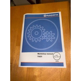 Manual Husqvarna T425 T 425 Chainsaw Service Workshop Repair Manual & Parts Manual