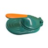GRIRIW Dumpling Skin Presser Mold Pastry Wrapper Maker for Easy