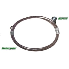 TRANSGLOBAL 115" Stainless Steel Finish Door Cable OE Equivalent to Todco 59004 7 X 19 Pair