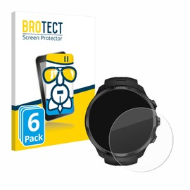 BROTECT Protective Glass for Suunto Spartan Sport/Ultra (Pack of 6) Protective Film Tempered Glass [Extremely Scratch-Resistant 9H, Anti-Fingerprint