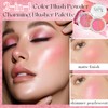 Prreal Powder Blush, 2-in-1 Color Blush with Matte and Shimmer,