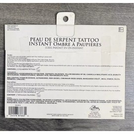 Almar Instant Eye Shadow Tattoo Perfect Snake Skin Dress Up New