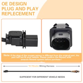 Nifeida 234-5055 - Sensor de oxígeno de flujo ascendente, relación de combustible O2, sensor para Hyundai Accent Veloster y Kia Rio Soul L4 1.6L, repuesto # 392102B210, 392102B410