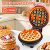 Mini Waffle Iron, Belgian Waffle Machine, Diameter 10 cm, 220