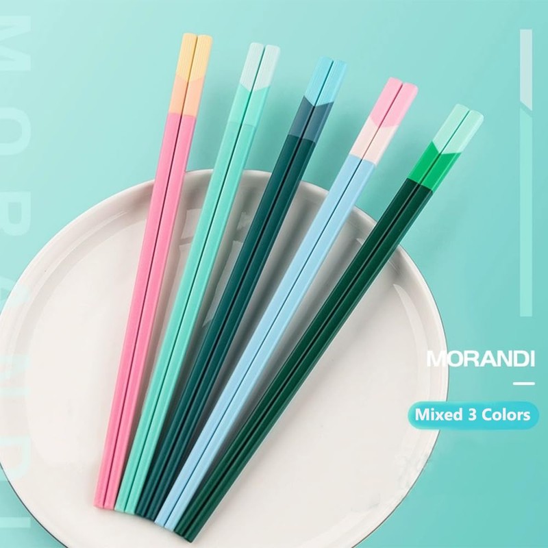 Fejapa 5 Pairs Reusable Chopstick Helpers Training Chop sticks Adult