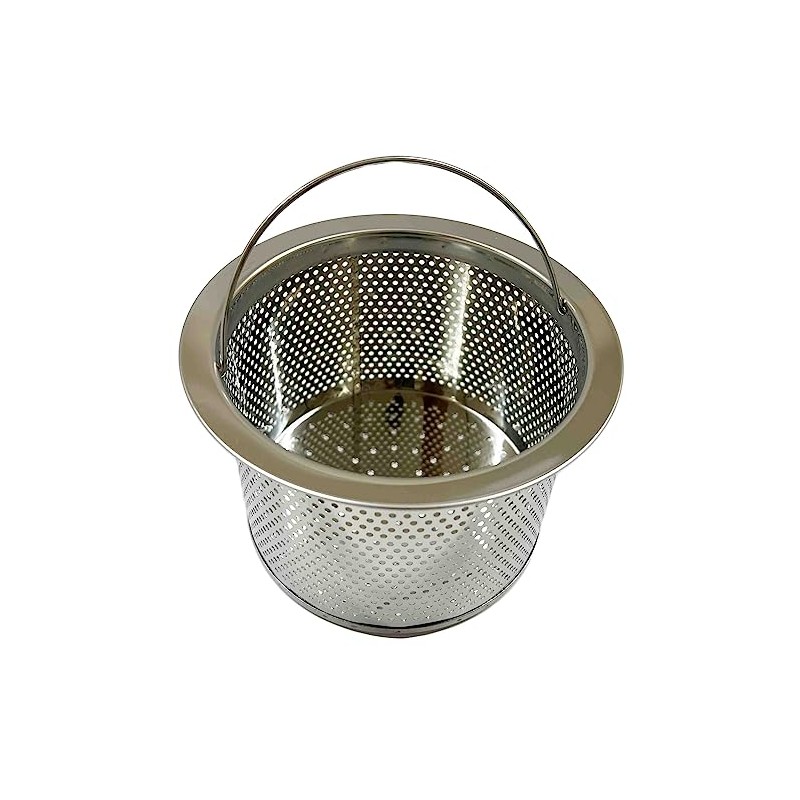 LuLuPaL Stainless Steel Drain Drain Basket Diameter 5.3 x Height
