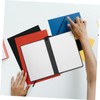 Operitacx Small Dry Erase Whiteboard Notebook Pu Cover A5 Size