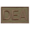 Tan Coyote US DEA Federal Agency Drug Enforcement Embroidered Fastener