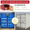 TULMTT Upgrate Shipping Container Lock Box, Shipping Container Door Lock