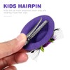 jojofuny Headband with Clips 12 Pieces Mini Hat Hair Clips