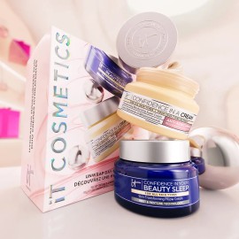 It Cosmetics - Set de Regalo Holiday 25 Confidence Day To Night , Hidrata, Repara y Revitaliza de Da con Crema Facial Confidence in a Cream 60ml y de 