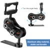 Radar Detector Mount Rearview Mirror Bracket,Aluminum Rearview Mirror Rod Mount