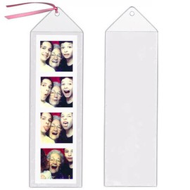 StoreSMART 10 Bookmark Clear Plastic Covers w/ Tassel Hole - BMKCRFT2-10