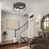 Rosient Flush Mount Ceiling Light Fixture, 12 inch 2-Light Modern