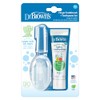 Dr. Brown's 100% Silicone Baby Finger Toothbrush and Toothpaste Set,