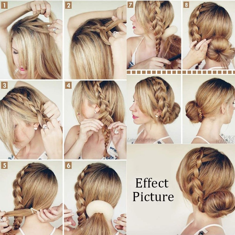 Hair Donut Bun Maker, Ring Style Bun, 2PCS Chignon Hair